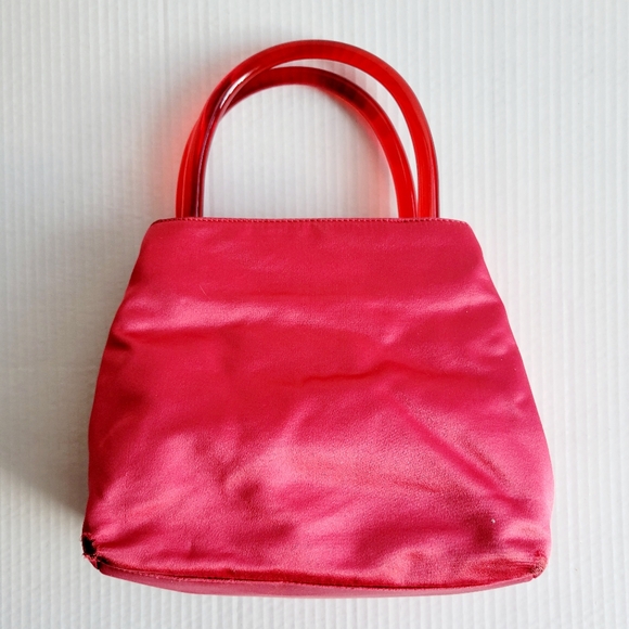 Prada Pink Satin Tote - Small - Picture 2 of 12